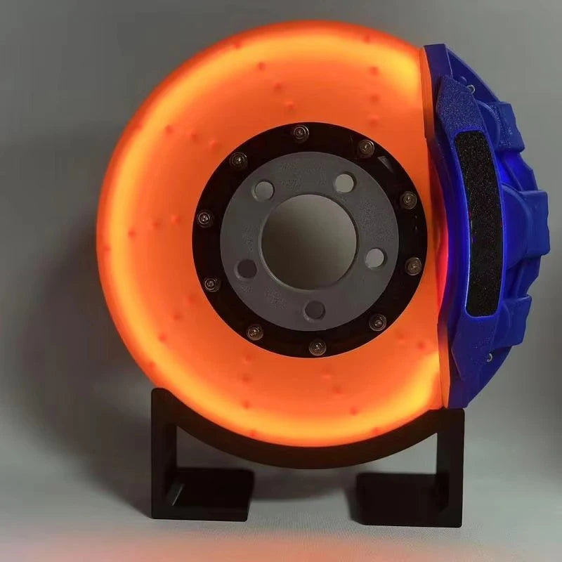 DISCOUNTED SHIPING!!!DIY Brake Drum LED Atmosphere Charging Desktop Wall Mounted Night Light Decoration Crafts Home Decorative Figurines