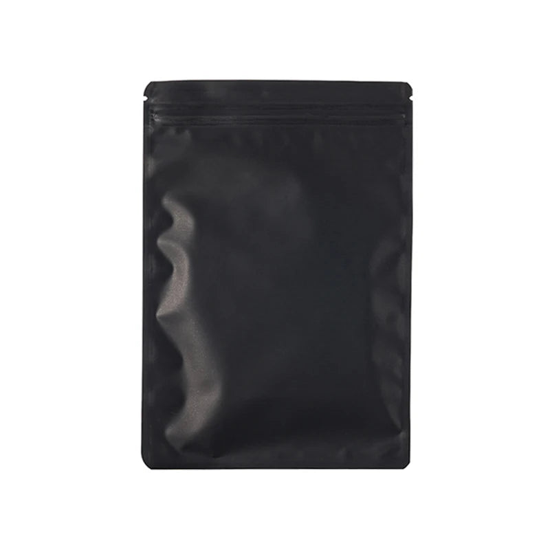 20-50pcs Double Sided Metallic Mylar Flat Zip Lock Package Bags Smell Proof Heat sealable Aluminum Foil Plastic Zip Bags Pouches