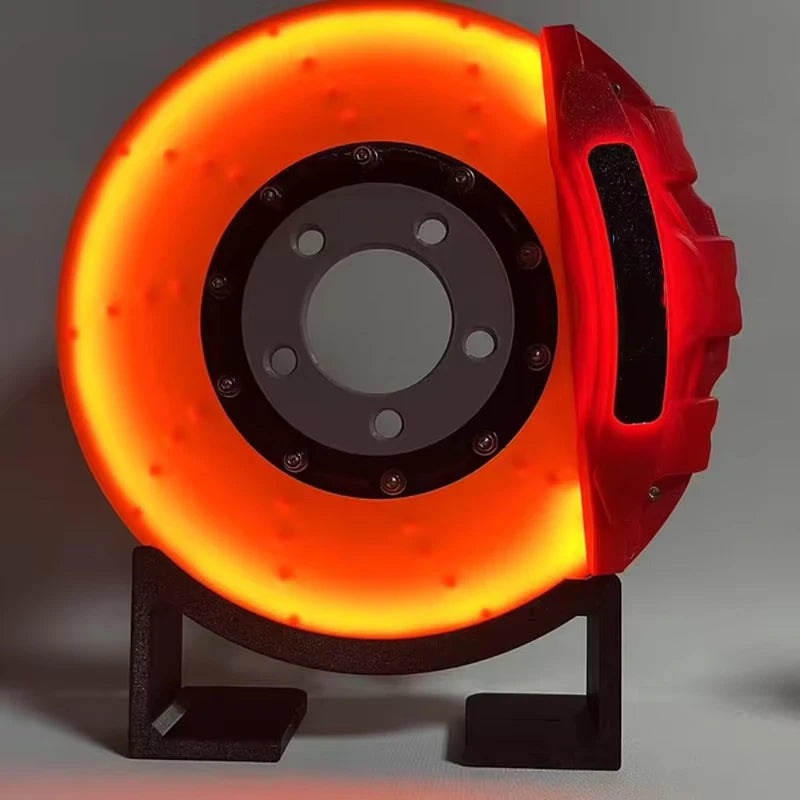 DISCOUNTED SHIPING!!!DIY Brake Drum LED Atmosphere Charging Desktop Wall Mounted Night Light Decoration Crafts Home Decorative Figurines